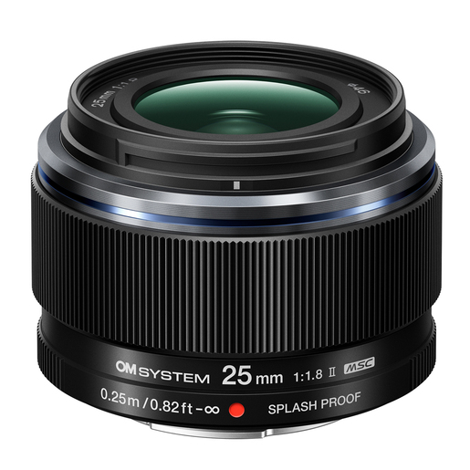OM SYSTEM 25mm 1.8 II M.Zuiko schwarz