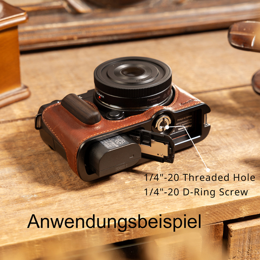 SmallRig 4703 Halbledertasche für Lumix S9