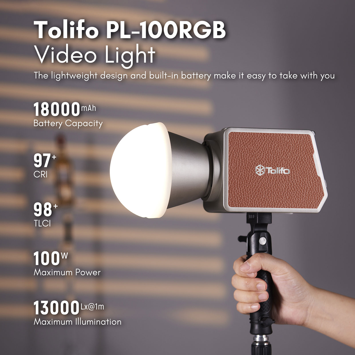Tolifo PL-100RGB Palm LED-Set