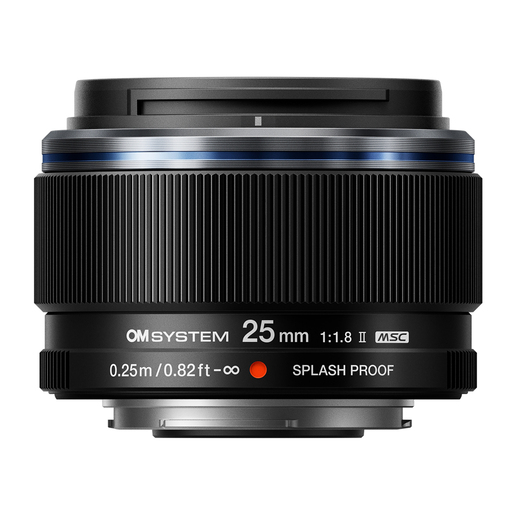 OM SYSTEM 25mm 1.8 II M.Zuiko schwarz