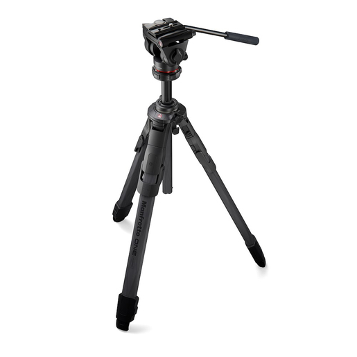 Manfrotto One Carbon Stativ mit 500X Fluid- Kopf