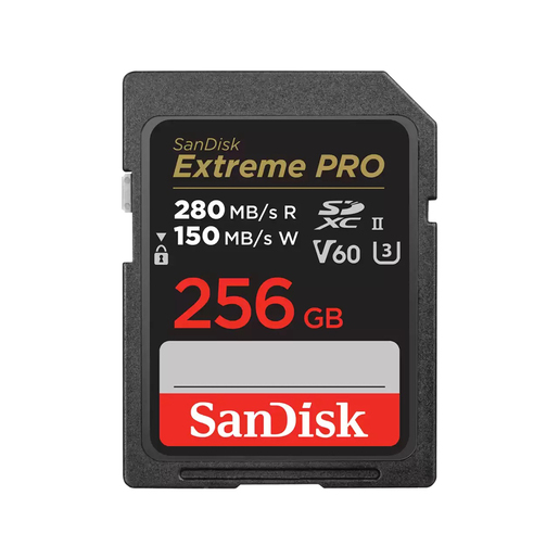 SanDisk 256GB SDXC Card UHS-II 280MB V60