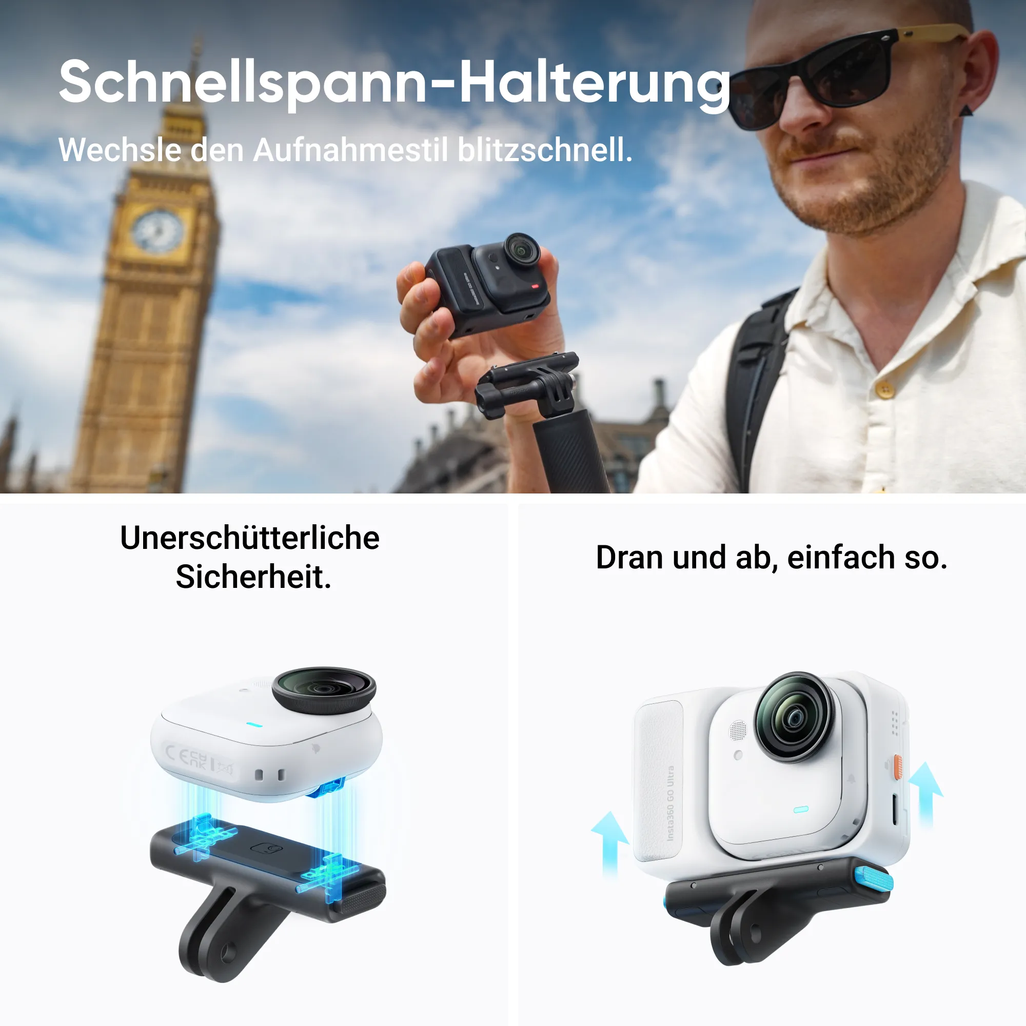 INSTA360 GO ULTRA CREATOR BUNDLE schwarz