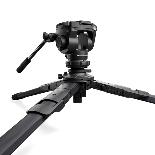 Manfrotto One Carbon Stativ mit 500X Fluid- Kopf