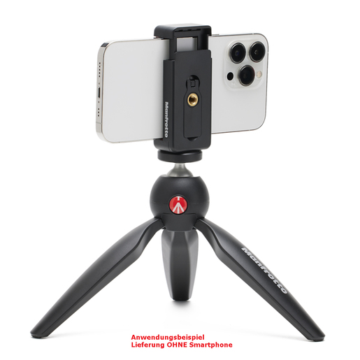 Manfrotto PIXI Mini-Stativ mit Smartphone Klemme