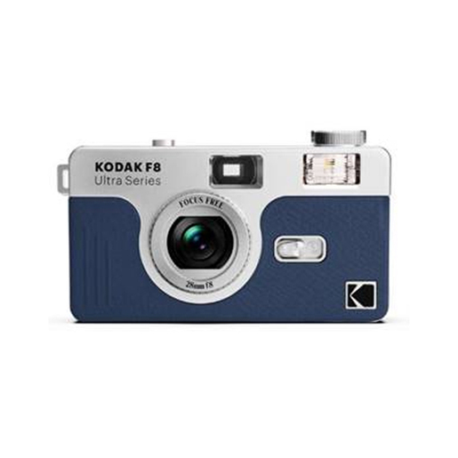 Kodak 35mm Kamera F8 navy blue analog