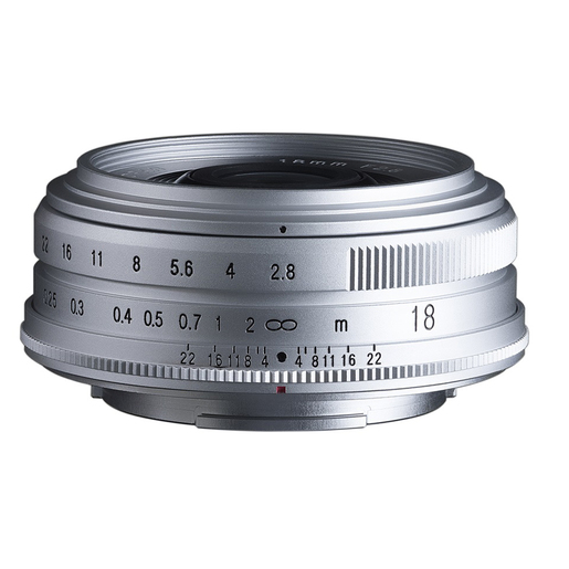 Voigtländer 18mm 2.8 Color-Skopar Fuji X silber