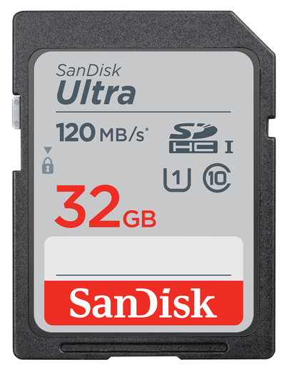 SanDisk SDHC UHS-I Speicherkarte 32GB 120MB/s