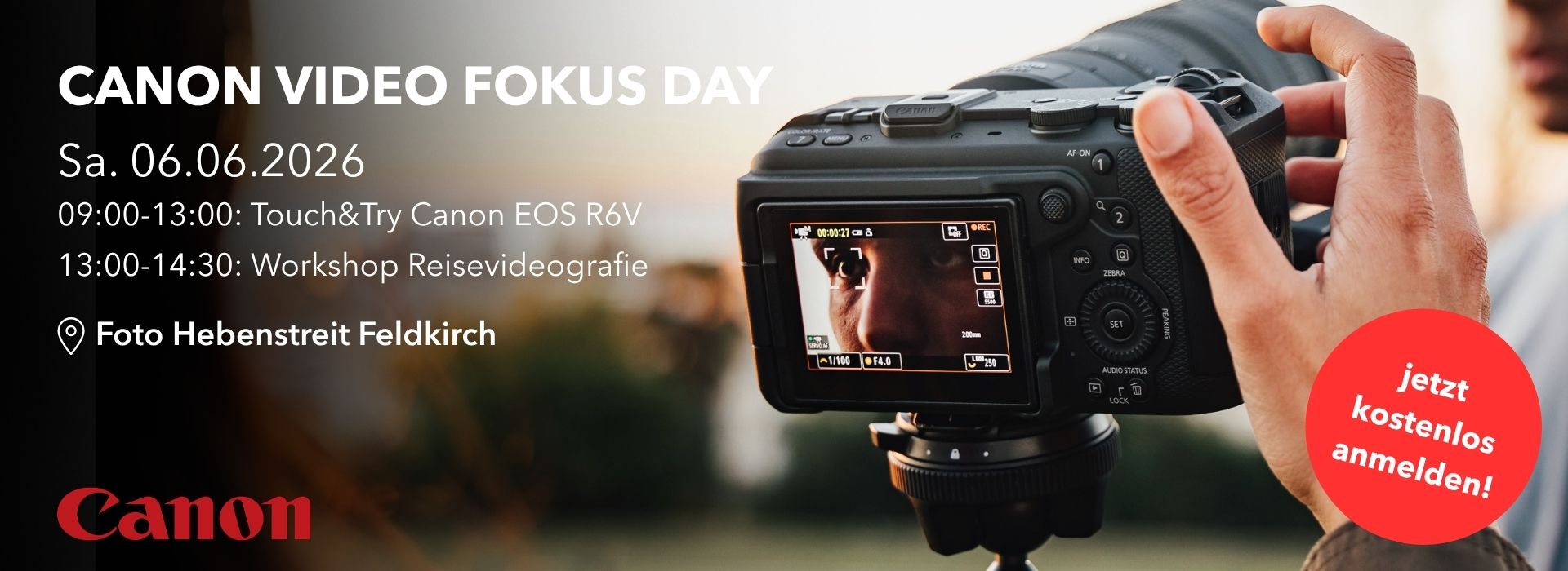 Canon EOS R6V Workshop