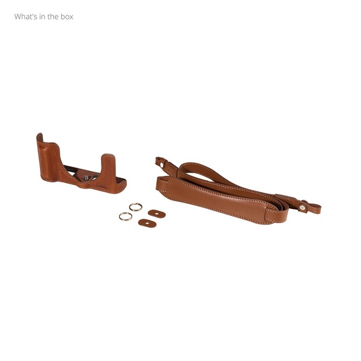 SmallRig 6275 Leder-Kit braun für Lumix L10