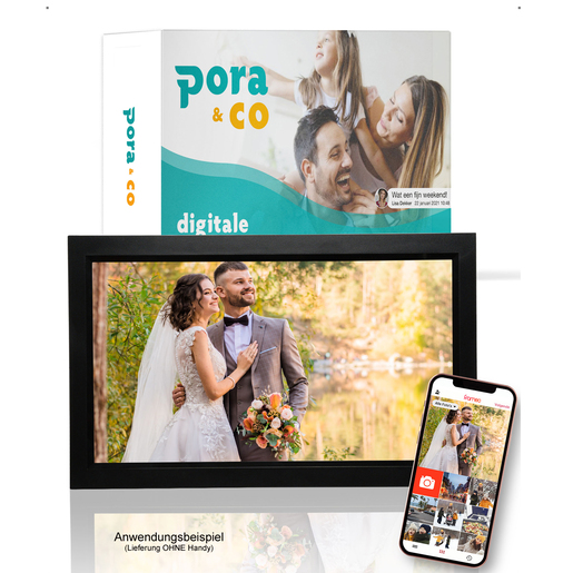 Pora 15,6" WF-155T schwarz Digitaler Bilderrahmen