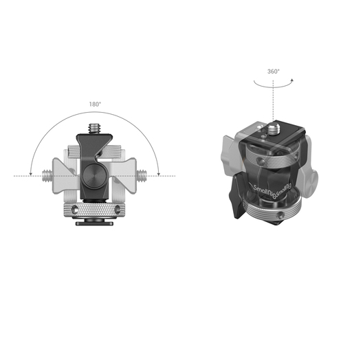 SmallRig 2905B Adjustable Monitor Mount Schwenkbare Monitor- Halterung mit Blitzschuh 