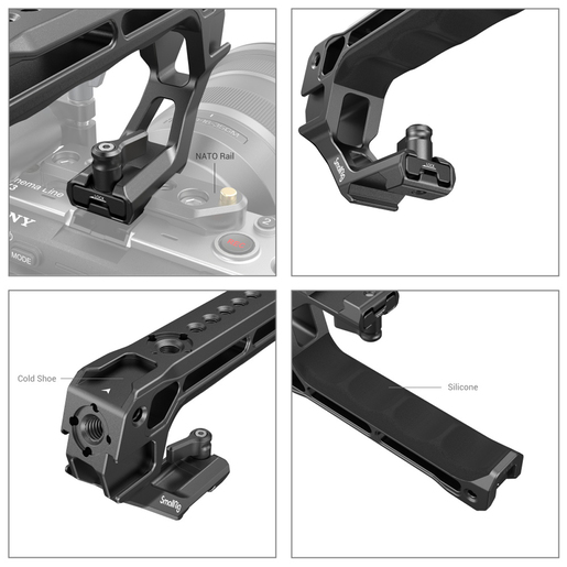 SmallRig 3766 NATO Top-Griff Lite – Leichter ergonomischer Kamera ...