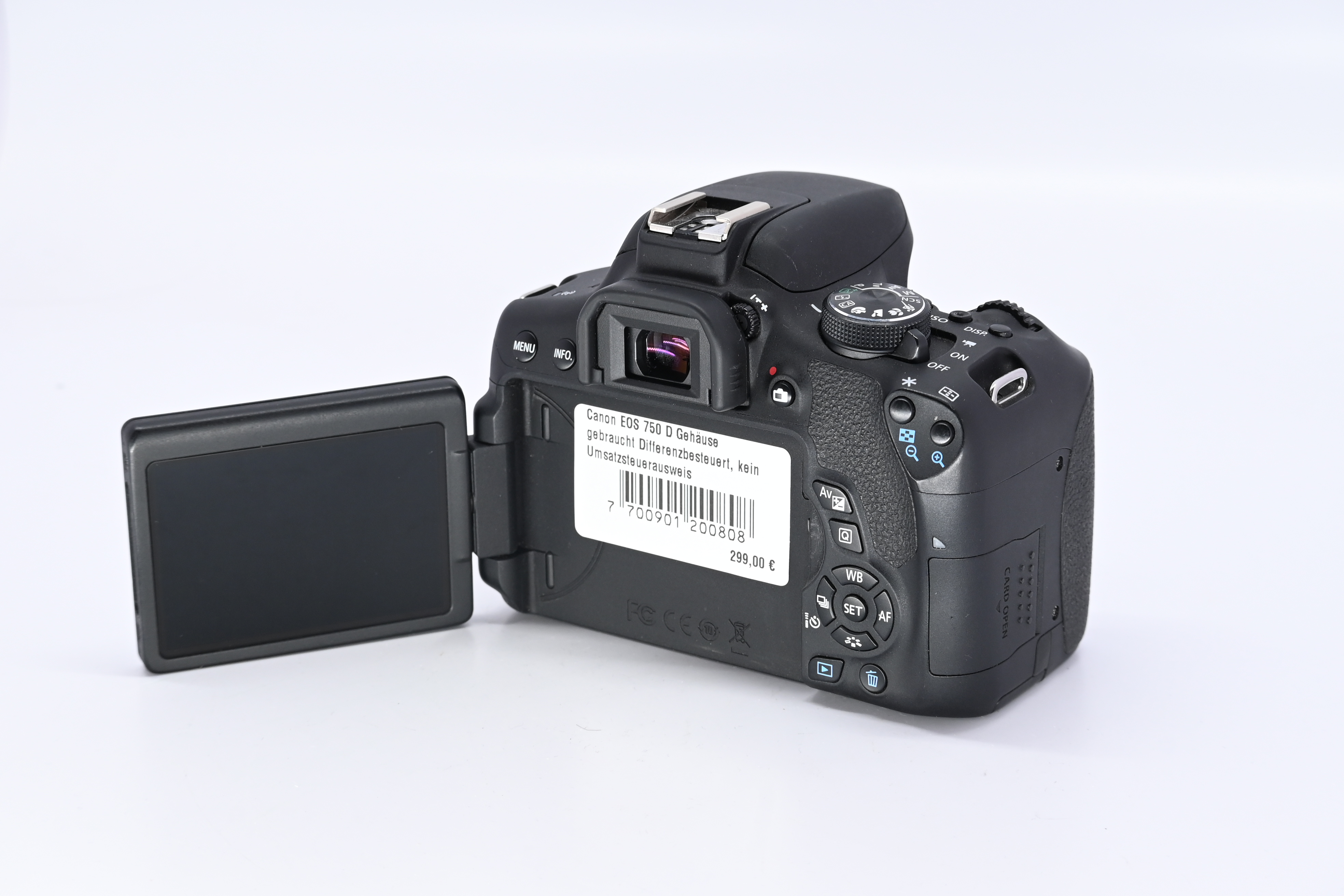 Canon EOS 750 D Gehäuse gebraucht