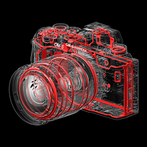 OM SYSTEM OM-5 II + 12-45mm PRO silber Kamerakit