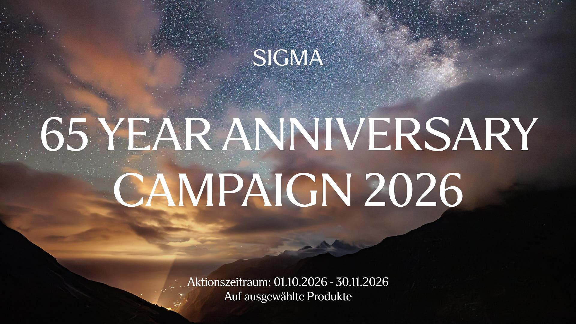 sigma 65 years aktion
