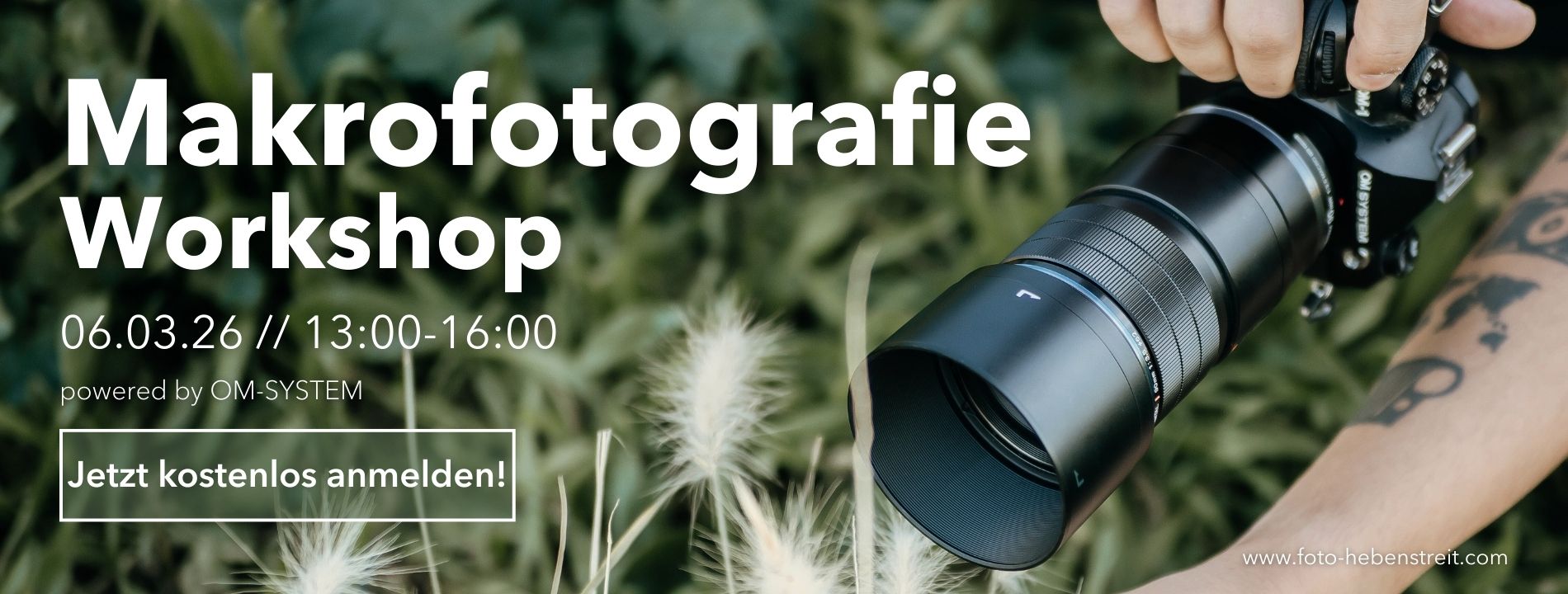Makro-Fotografie Workshop Banner