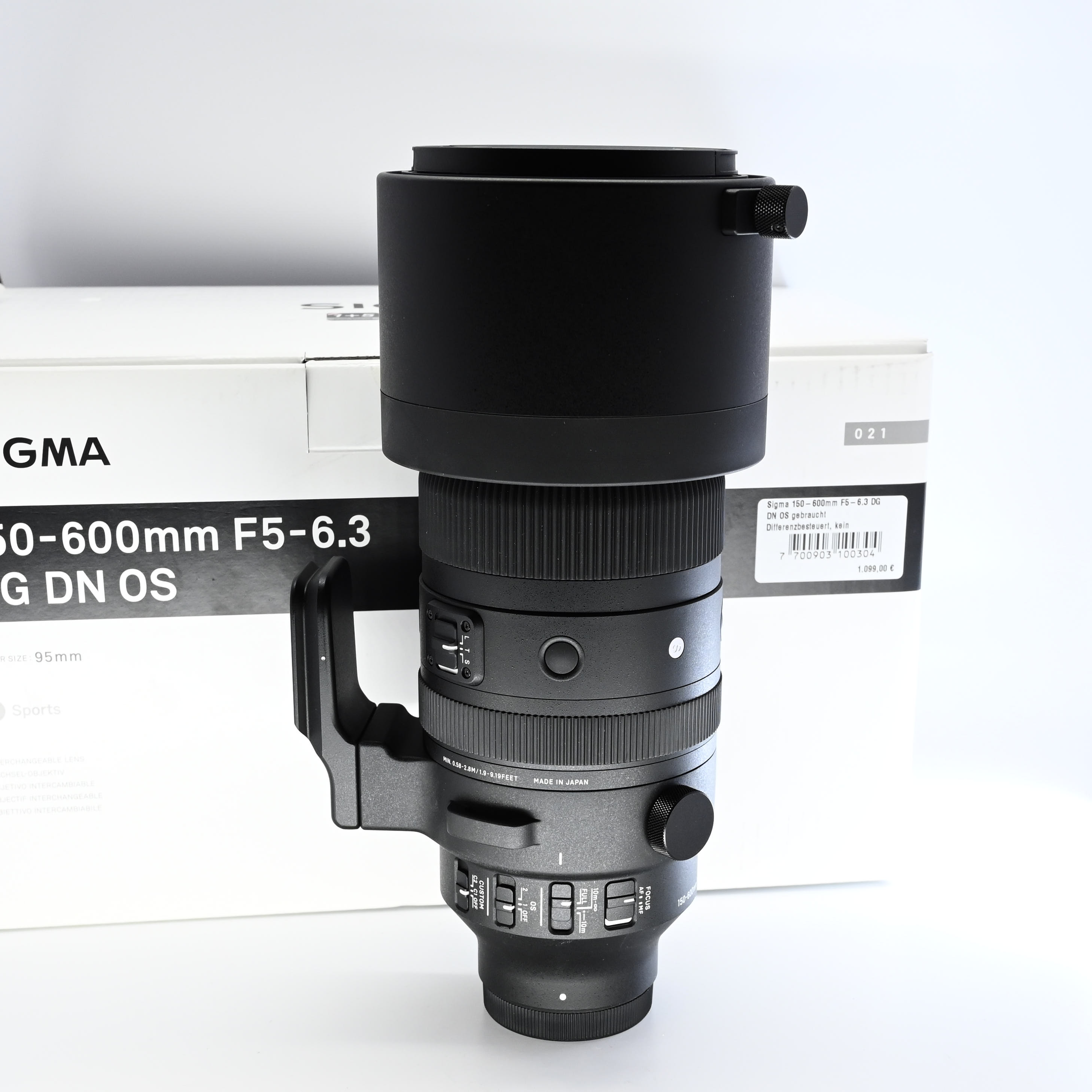Sigma 150-600mm F5-6.3 DG DN OS gebraucht Sigma 150-600mm F5-6.3 DG DN OS gebraucht