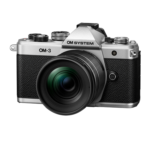 OM SYSTEM OM-3 + 12-45mm 4.0 Kit silber