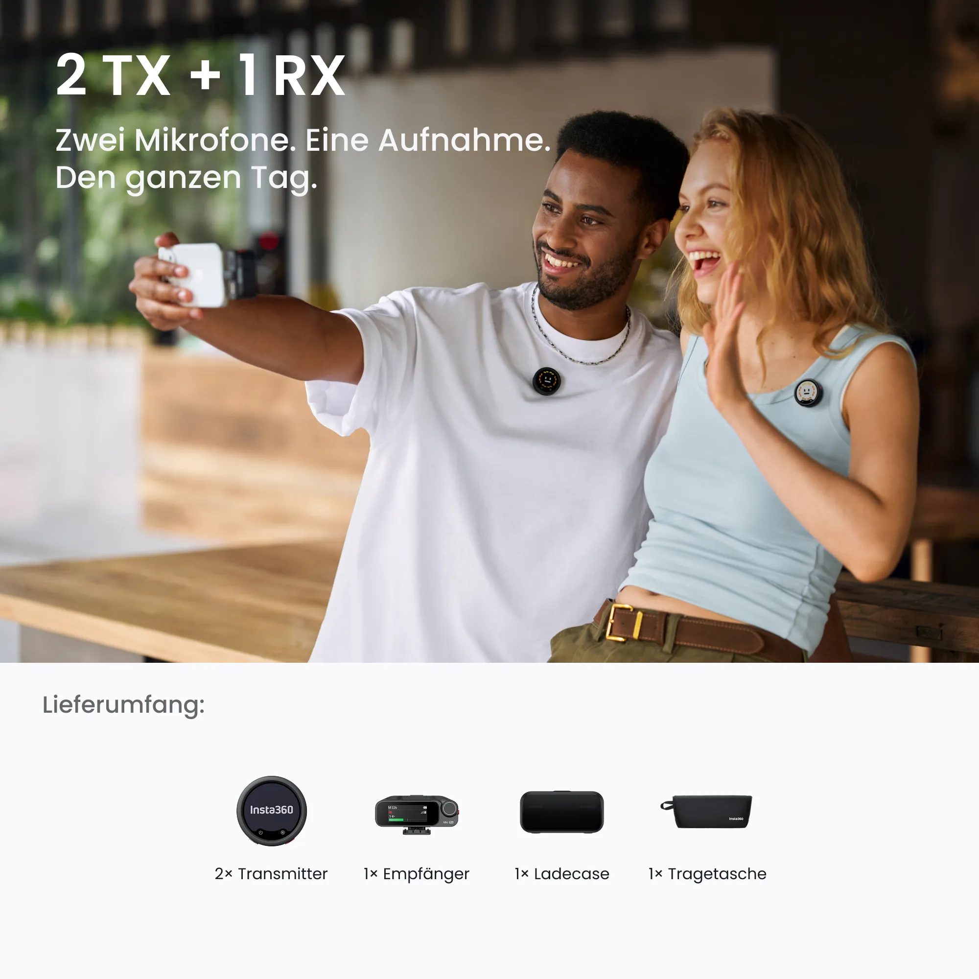 Insta360 Mic Pro Set 1 (2 TX + 1 RX)