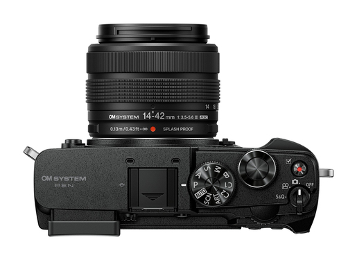 OM SYSTEM PEN + 14-42mm 3.5-5.6 III schwarz