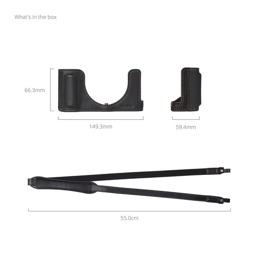 SmallRig 6274 Leder-Kit schwarz für Lumix L10