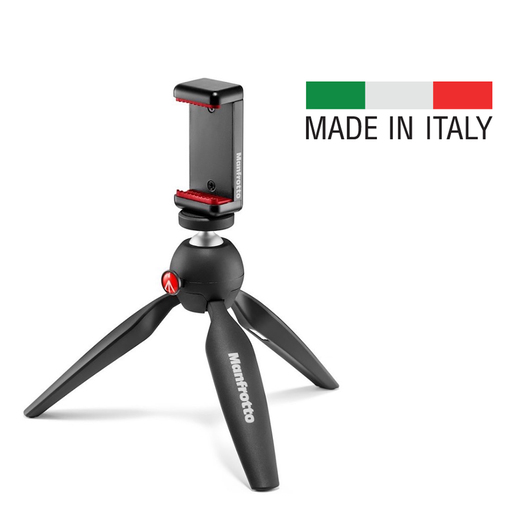 Manfrotto PIXI Mini-Stativ mit Smartphone Klemme