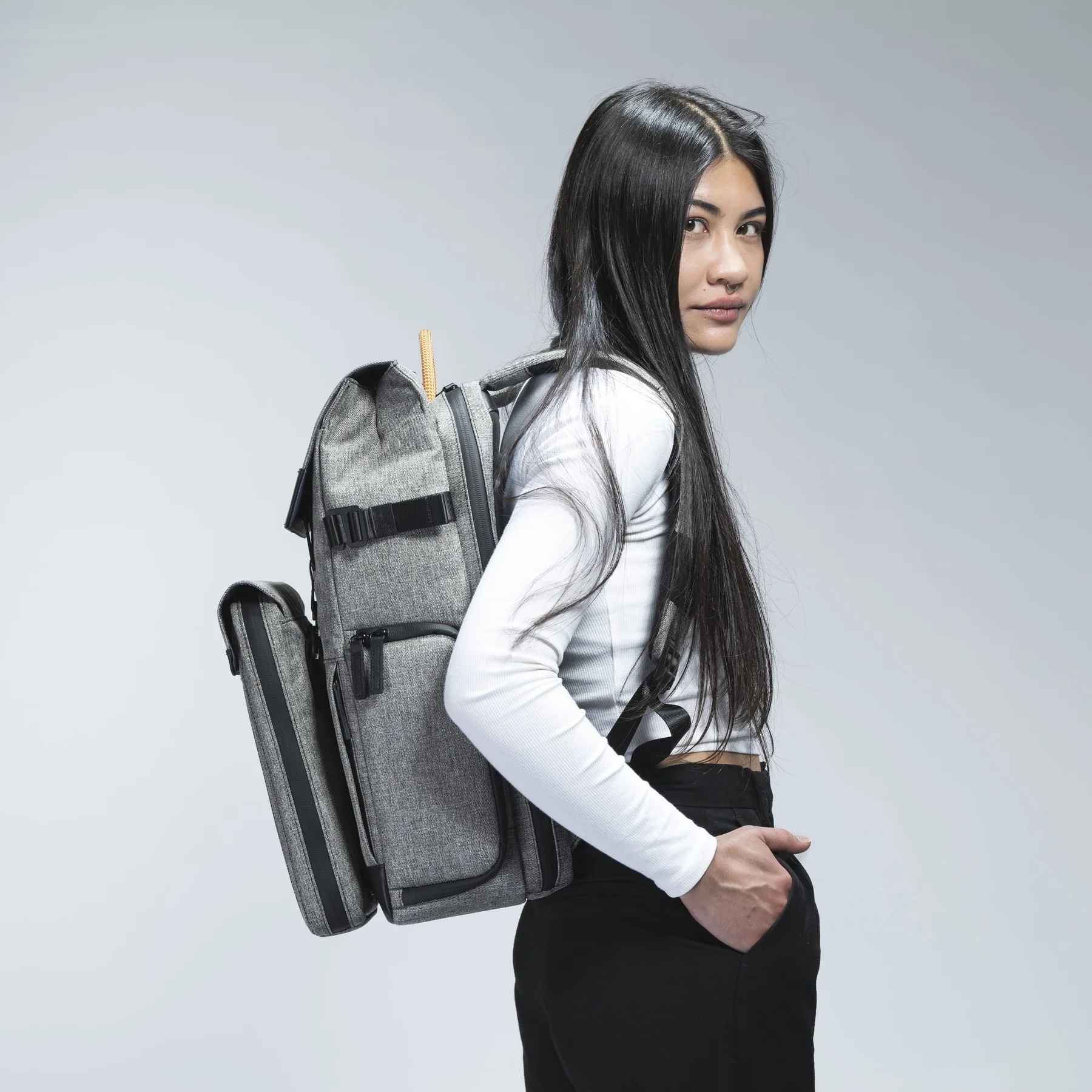 Cooph HelioFlex Backpack - Tablet Front Bag - grau
