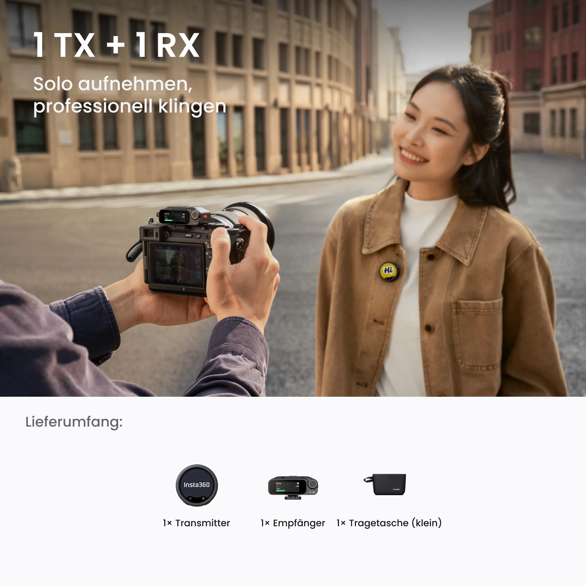 Insta360 Mic Pro Set 2 (1 TX + 1 RX)