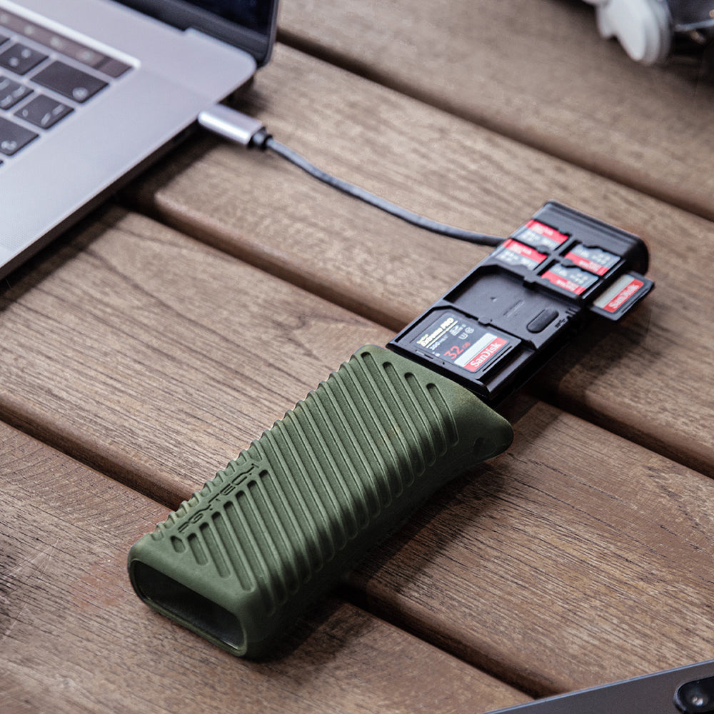 PGYTECH CreateMate High-speed Card Reader green
