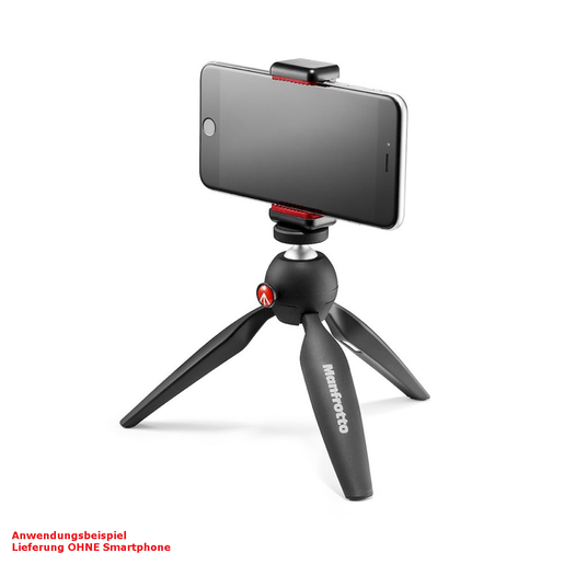 Manfrotto PIXI Mini-Stativ mit Smartphone Klemme