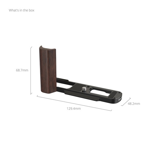 SmallRig 5942 Holzgriff für Lumix L10 schwarz