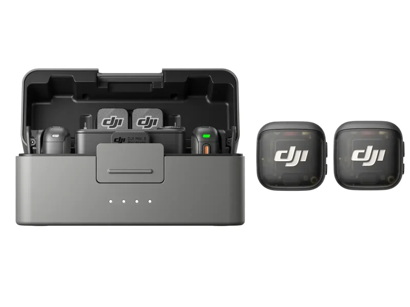 DJI Mic 3 (2x Sender + 1x Empfänger + Ladeschale)