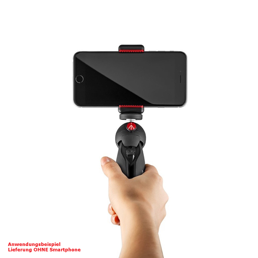 Manfrotto PIXI Mini-Stativ mit Smartphone Klemme