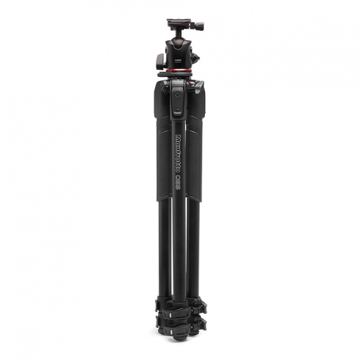 Manfrotto 055 Alu ARCA Kit, Stativ mit Kugelkopf, 3 Segmente 