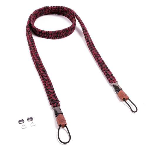 C-Rope Traveler Paracord 140cm Kameragurt red dots