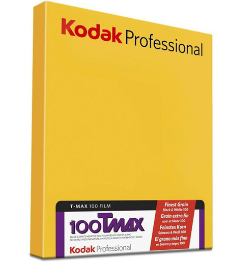 Kodak T-Max 100, 10 Blatt Planfilm Professional