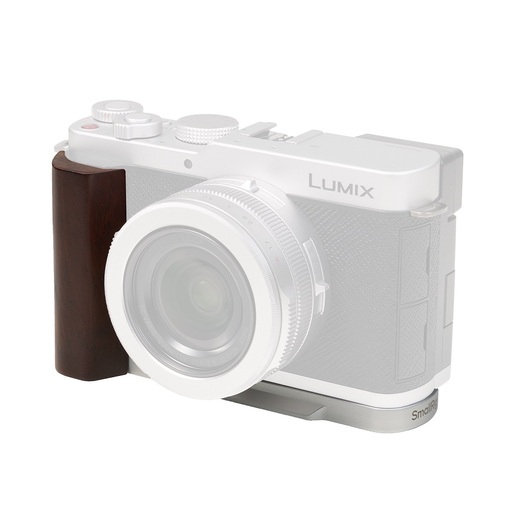 SmallRig 5943 Holzgriff für Lumix L10 silber/braun