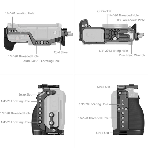 Smallrig 5468 Cage kit advanced für Nikon ZR