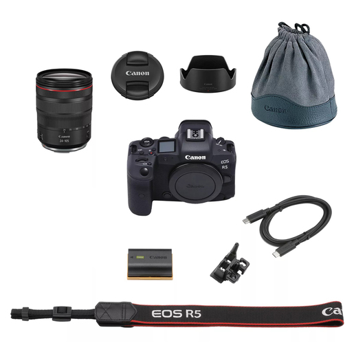 Canon EOS R5 mit RF 24-105mm F4 L IS USM Kit