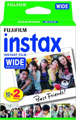 Fujifilm Instax WIDE Doppelpack 2x10 Sofortbildfilm