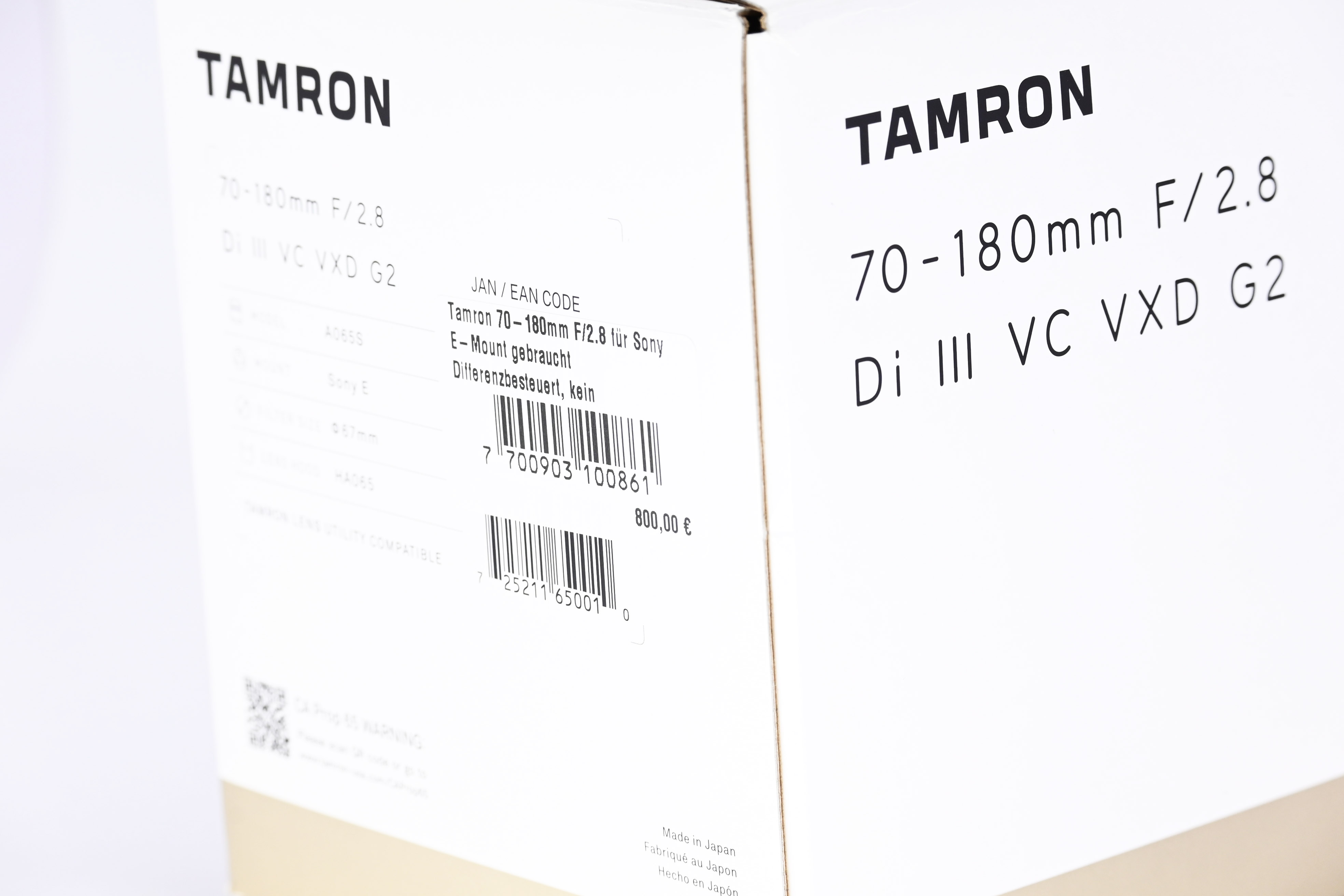 Tamron 70-180mm F/2.8 für Sony E-Mount gebraucht