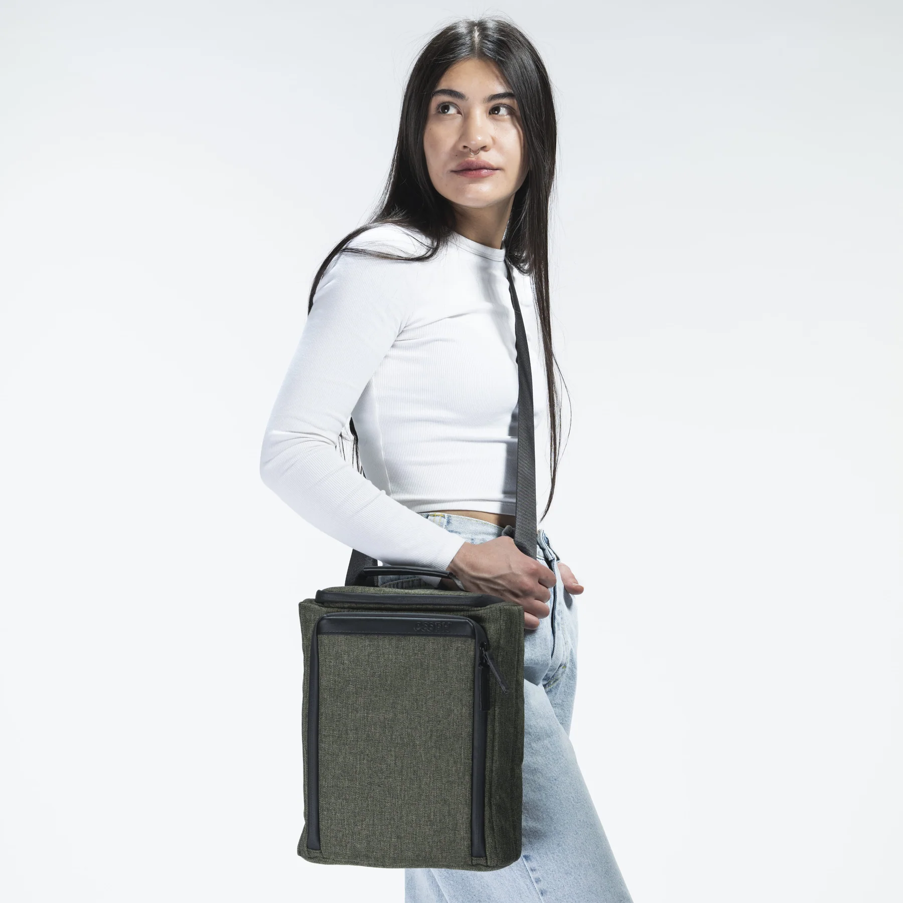 Cooph Helioflex Camera Cube Bag Moss Green