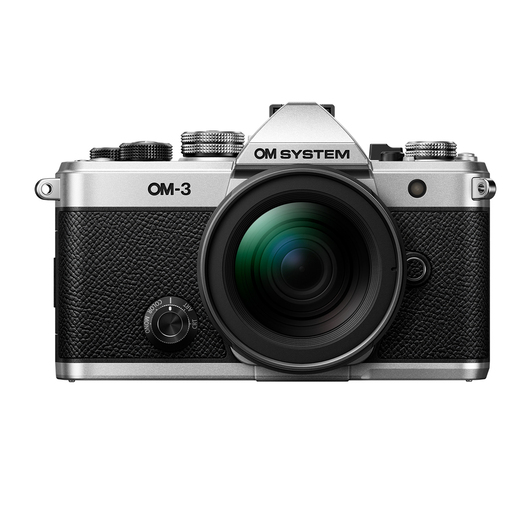 OM SYSTEM OM-3 + 12-45mm 4.0 Kit silber