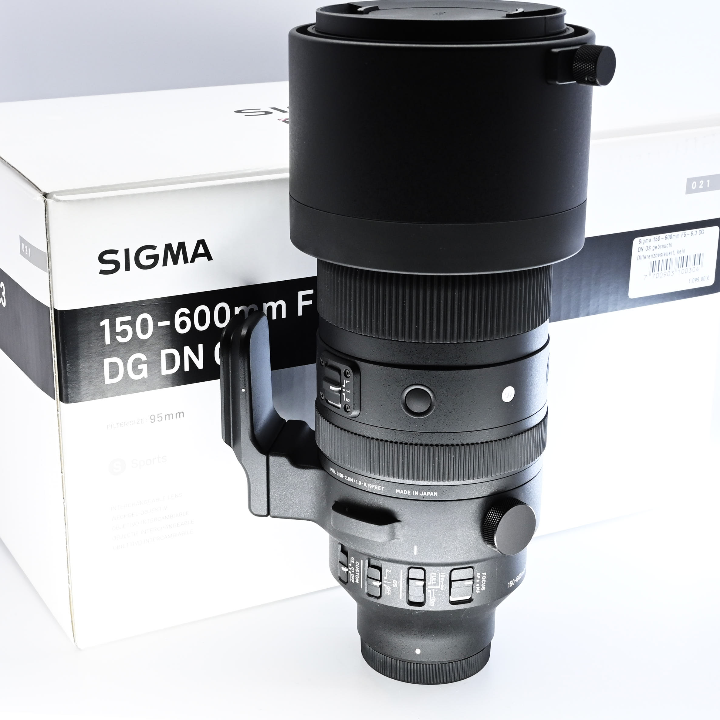 Sigma 150-600mm F5-6.3 DG DN OS gebraucht