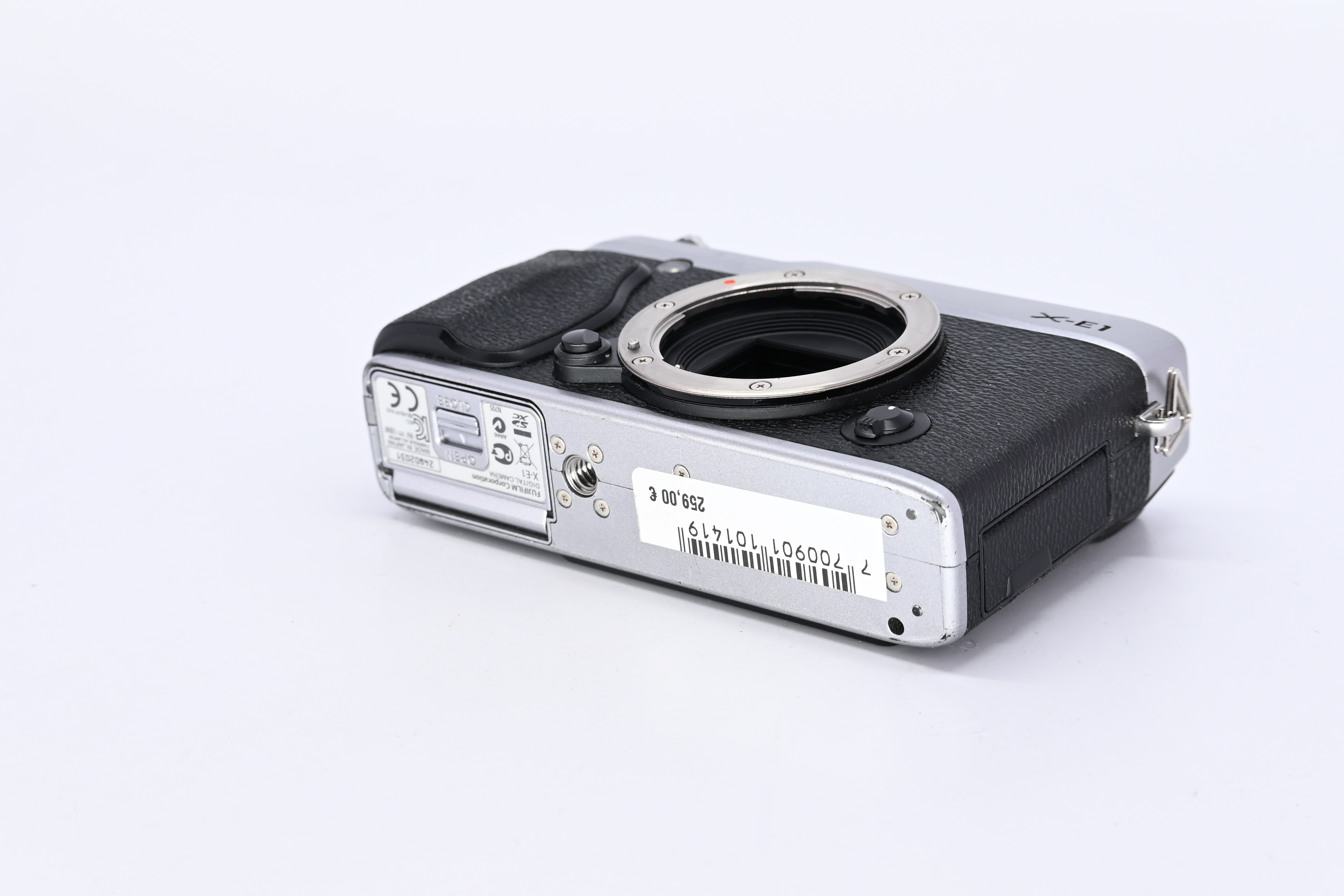 Fujifilm X-E1 Gehäuse silber gebraucht