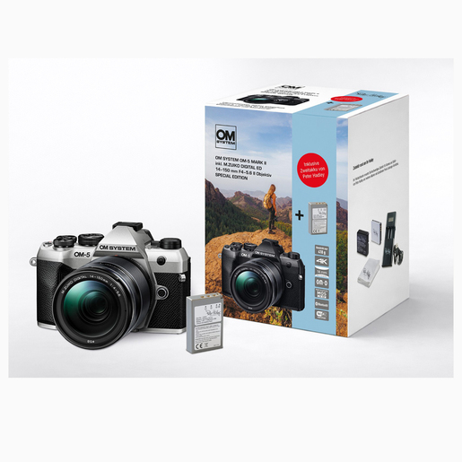 OM System OM-5 II + 14-150 Special Edition silber