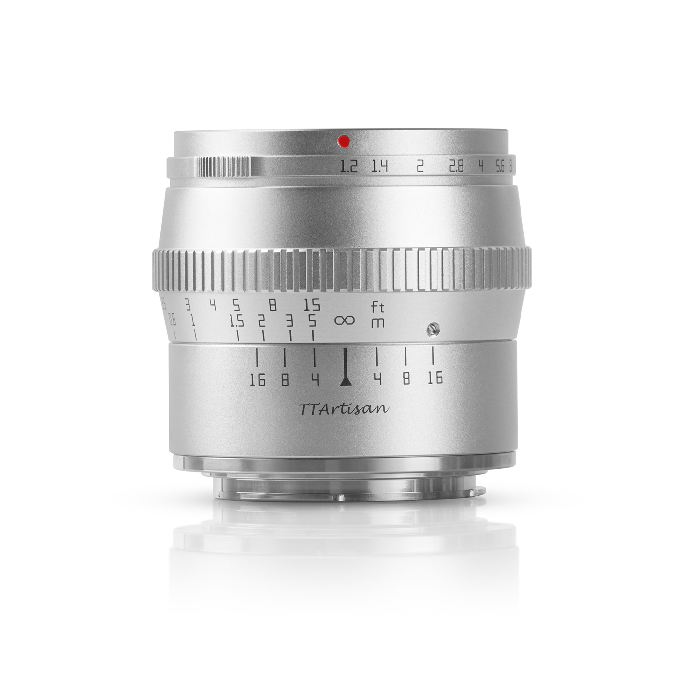 TTARTISAN 50mm f/1,2 - Sony E, silber (APS-C)