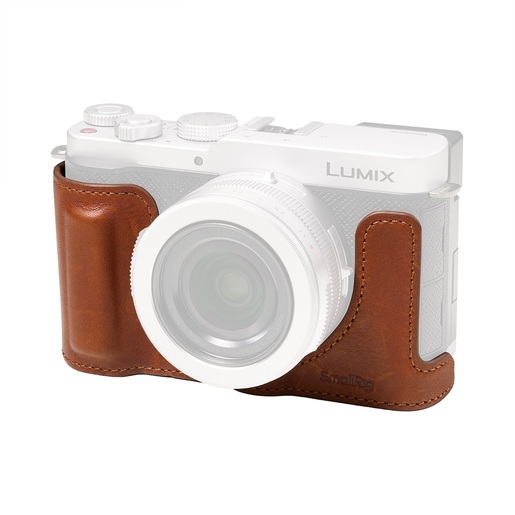 SmallRig 5699 Leder-Halbschale für Lumix L10 braun