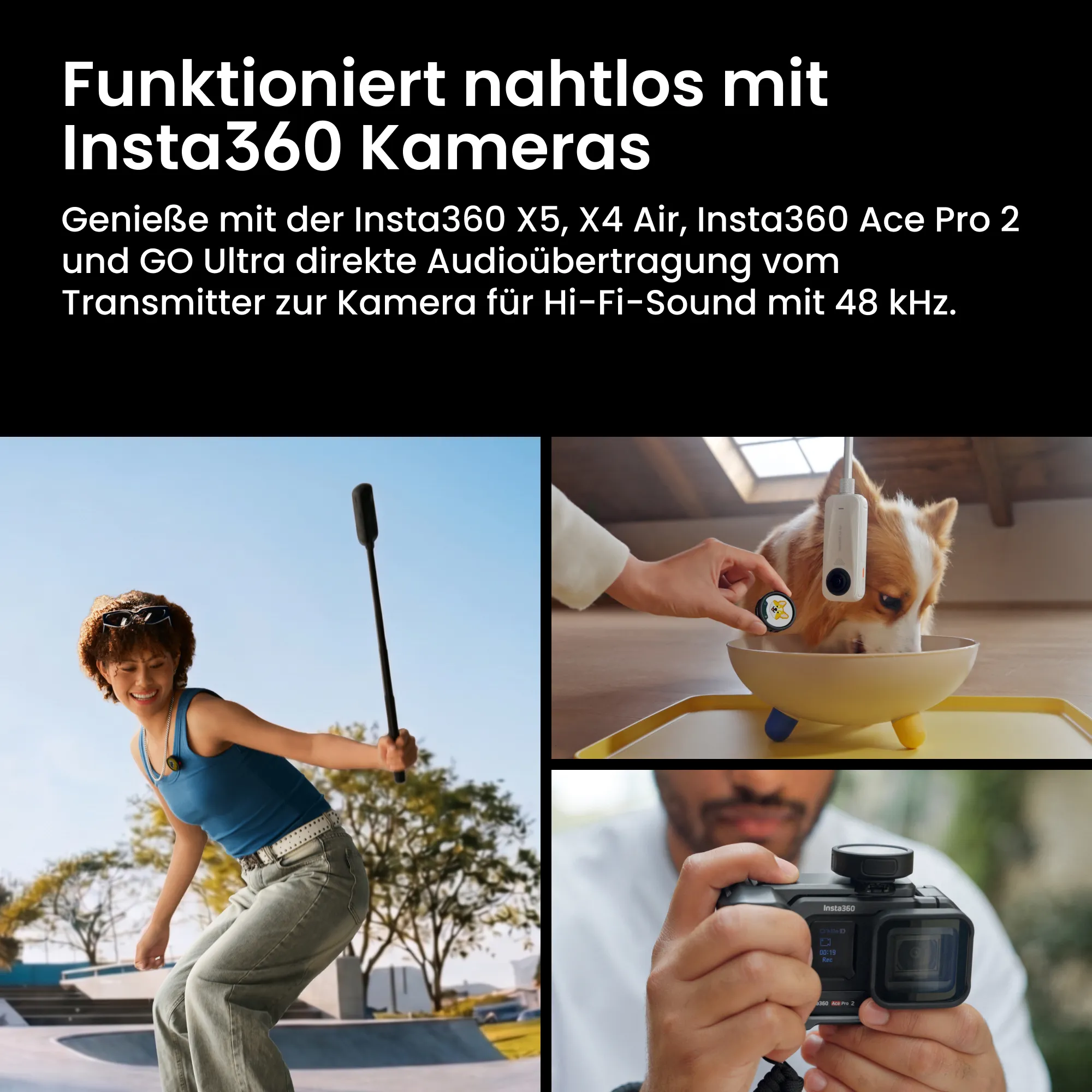 Insta360 Mic Pro Set 2 (1 TX + 1 RX)